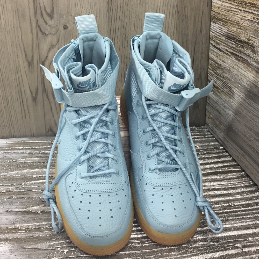 NIKE SF AF1 MID (GS) ocean bliss/ocean bliss - Picture 3 of 8